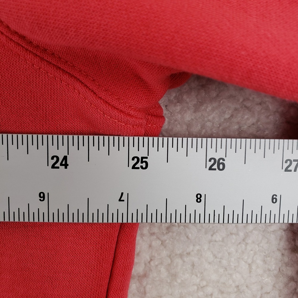 90s Style Center Swoosh Nike Sportswear Sweatshirt Womens M Red Athleisure - Picture 5 of 8